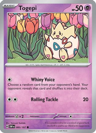 Togepi 43 - SV03 Obsidian Flames Reverse Holofoil