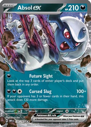 Absol ex 135 - SV03 Obsidian Flames Holofoil