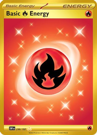 Basic Fire Energy 230 - SV03 Obsidian Flames Holofoil