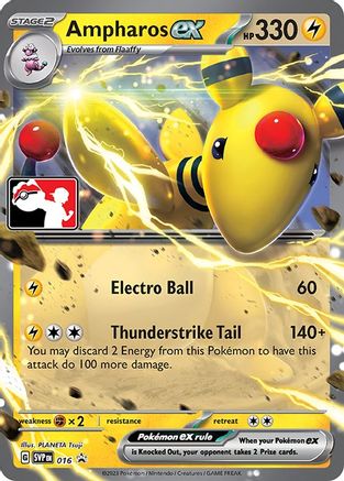 Ampharos ex 16 - Prize Pack Series Three