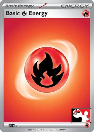 Basic Fire Energy 2 - Prize Pack Series Three Holofoil