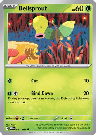 Bellsprout 69 - SV Scarlet and Violet 151