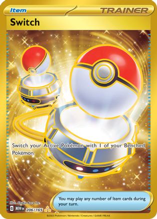 Switch - 206/165 206 - SV Scarlet and Violet 151 Holofoil