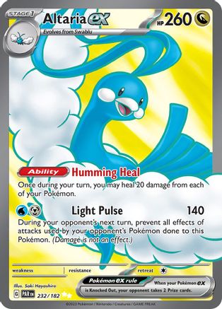 Altaria ex 232 - SV04 Paradox Rift Holofoil