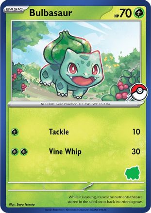 Bulbasaur (Blue Border) - My First Battle