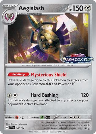 Aegislash - 060 60 - SV Scarlet & Violet Promo Cards Holofoil