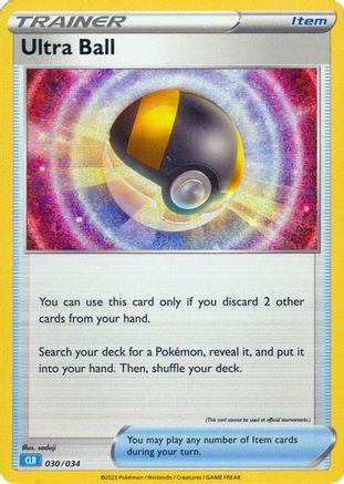 Ultra Ball (CLB) 30 - Trading Card Game Classic Holofoil