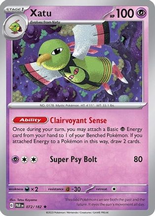 Xatu - 072/182 (Non-Holo) 72 - Deck Exclusives