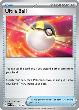 Ultra Ball 91 - SV Paldean Fates Reverse Holofoil