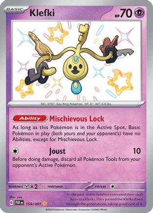 Klefki 159 - SV Paldean Fates Holofoil