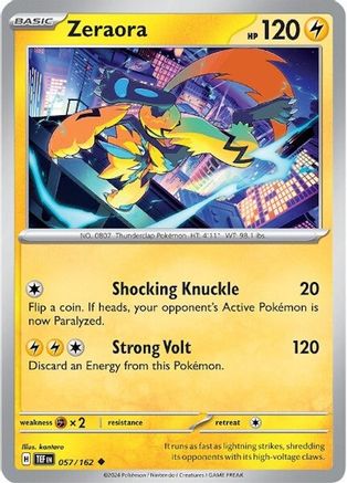 Zeraora 57 - SV05 Temporal Forces