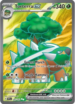 Torterra ex 185 - SV05 Temporal Forces Holofoil