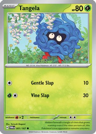 Tangela 1 - SV06 Twilight Masquerade Reverse Holofoil