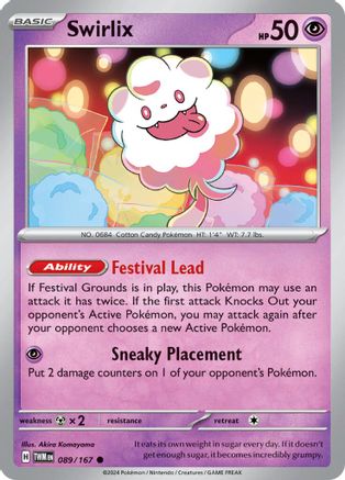 Swirlix 89 - SV06 Twilight Masquerade Reverse Holofoil