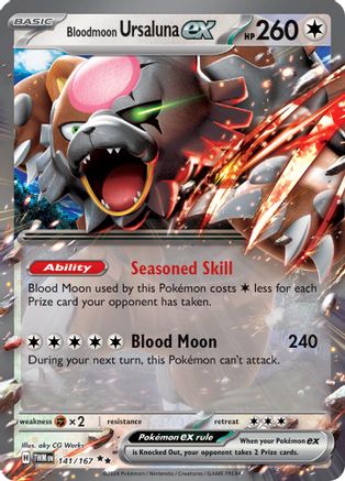 Bloodmoon Ursaluna ex 141 - SV06 Twilight Masquerade Holofoil