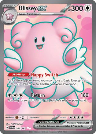 Blissey ex 201 - SV06 Twilight Masquerade Holofoil