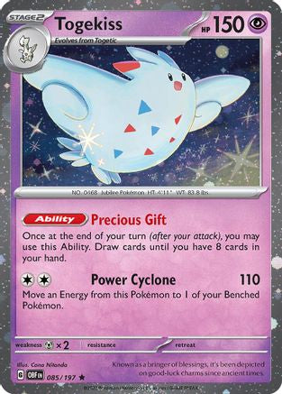 Togekiss - 085/197 (Cosmos Holo) 85 - Blister Exclusives Holofoil