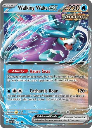 Walking Wake ex 127 - SV Scarlet & Violet Promo Cards Holofoil