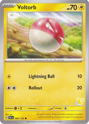 Voltorb - Pikachu 1 66 - Battle Academy 2024