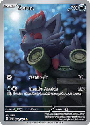 Zorua 75 - SV Shrouded Fable Holofoil