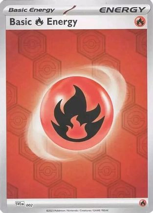 Basic Fire Energy 2 - SV Shrouded Fable Reverse Holofoil