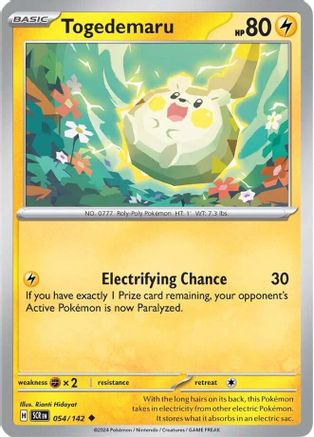 Togedemaru 54 - SV07 Stellar Crown Reverse Holofoil