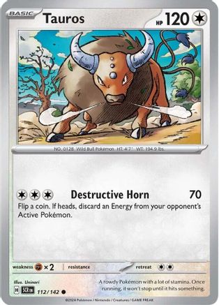 Tauros 112 - SV07 Stellar Crown