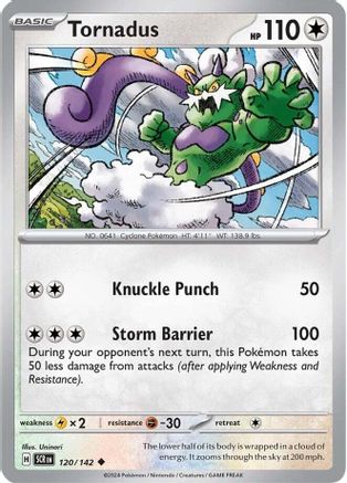 Tornadus 120 - SV07 Stellar Crown