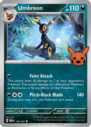 Umbreon 130 - Trick or Trade BOOster Bundle 2024