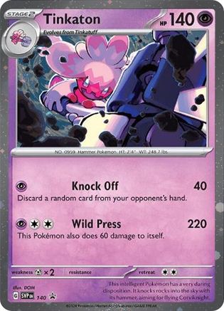 Tinkaton - SVP140 (Cosmo Holo) SVP140 - SV Scarlet & Violet Promo Cards