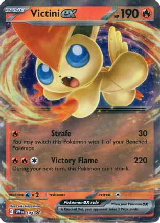 Victini ex - SVP142 SVP142 - SV Scarlet & Violet Promo Cards Holofoil