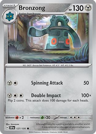 Bronzong 127 - SV08 Surging Sparks