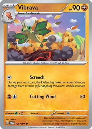 Vibrava 105 - SV08 Surging Sparks Reverse Holofoil