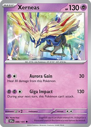 Xerneas 88 - SV08 Surging Sparks Reverse Holofoil