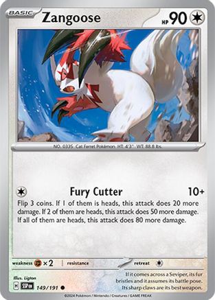 Zangoose 149 - SV08 Surging Sparks