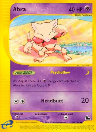 Abra 46/144 - Skyridge Reverse Holofoil