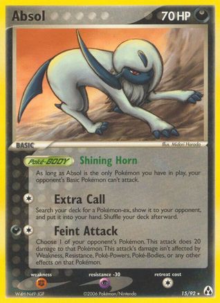 Absol 15/92 - Legend Maker Reverse Holofoil