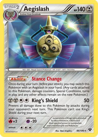 Aegislash 86/146 - XY Reverse Holofoil