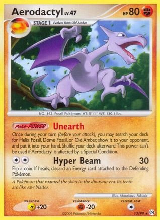 Aerodactyl 13/99 - Arceus Reverse Holofoil