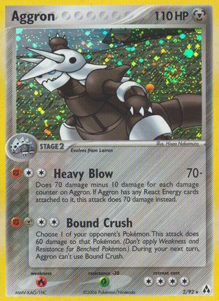 Aggron 2/92 - Legend Maker Reverse Holofoil