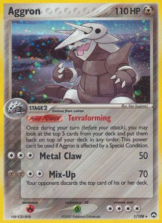 Aggron 1/108 - Power Keepers Reverse Holofoil