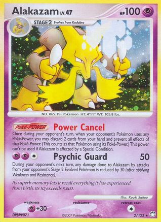 Alakazam 2/123 - Mysterious Treasures Holofoil