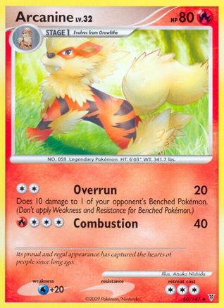 Arcanine 50/147 - Supreme Victors Reverse Holofoil