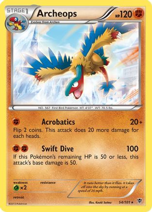 Archeops 54/101 - Plasma Blast Reverse Holofoil