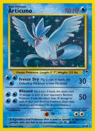 Articuno 2/110 - Legendary Collection Holofoil