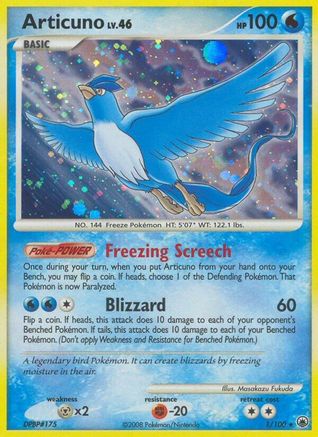 Articuno 1/100 - Majestic Dawn Holofoil