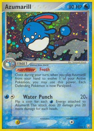 Azumarill 1/109 - Team Rocket Returns Reverse Holofoil