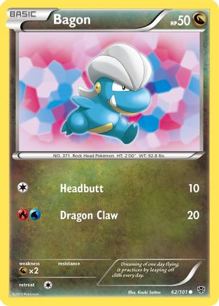 Bagon 62/101 - Plasma Blast Reverse Holofoil