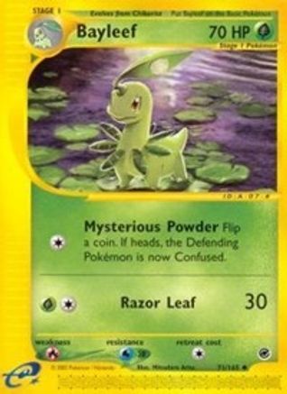 Bayleef 71/165 - Expedition Base Set Reverse Holofoil