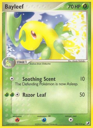 Bayleef 35/115 - Unseen Forces Reverse Holofoil